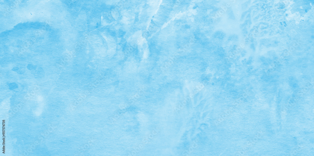 Φωτογραφία The summer heaven is colorful clearing day good weather and beautiful nature in the morning, blue watercolor wash texture design background, Pale blue sky with wispy, scattered clouds