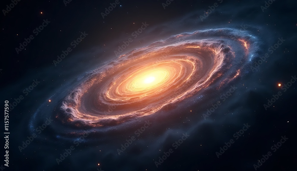 Fototapeta premium the sun and the galaxy