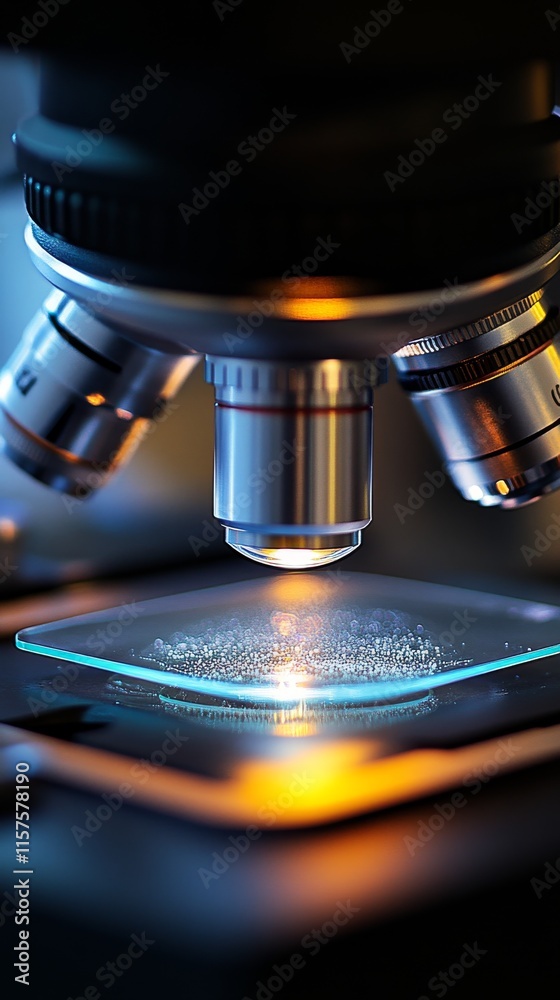 Illuminating the Microscopic World in a Modern Laboratory Setting with a Sleek Microscope Illuminating the Microscopic World in a Modern Laboratory Setting with a Sleek Microscope