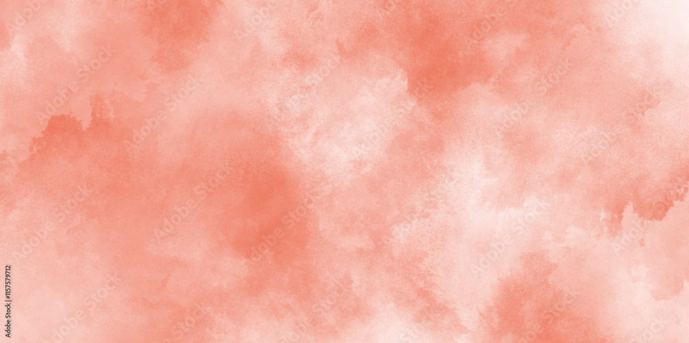 Fototapeta premium Abstract grunge painted yellow or orange background, grunge orange vector watercolor, Soft brushstrokes vibrant atmosphere diffuse lighting fluid composition, abstract painting in warm watercolor.