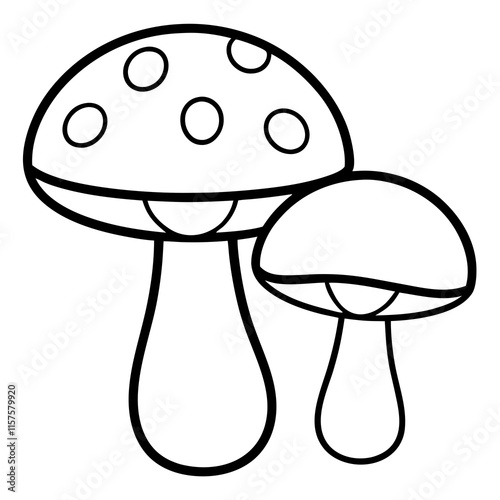 mushroom cartoon illustration