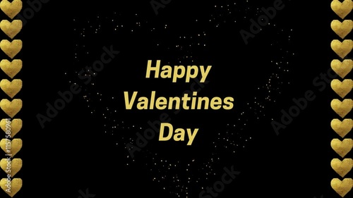 black and white background with stars  in happy valentines day