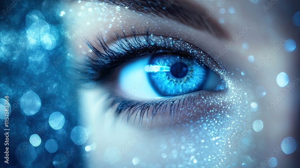 Abstract blue bokeh background with delicate blurred light effects, great for graceful designs and dreamy visions Abstract blue bokeh background with delicate blurred light effects, great for graceful designs and dreamy visions