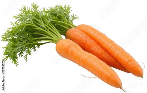 bunch of carrots on a white background 
