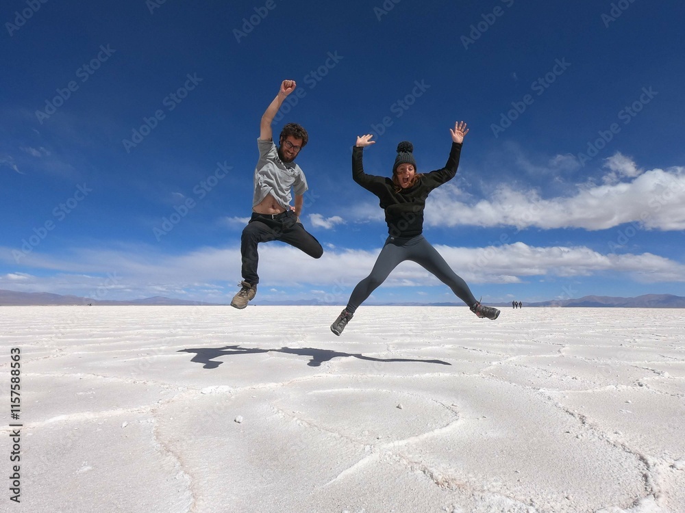 casal nas salinas grandes, argentina casal nas salinas grandes, argentina