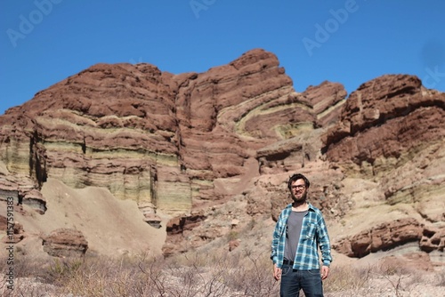 quebrada de las conchas, norte da argentina, na rota 68 que liga salta a cafayate photo