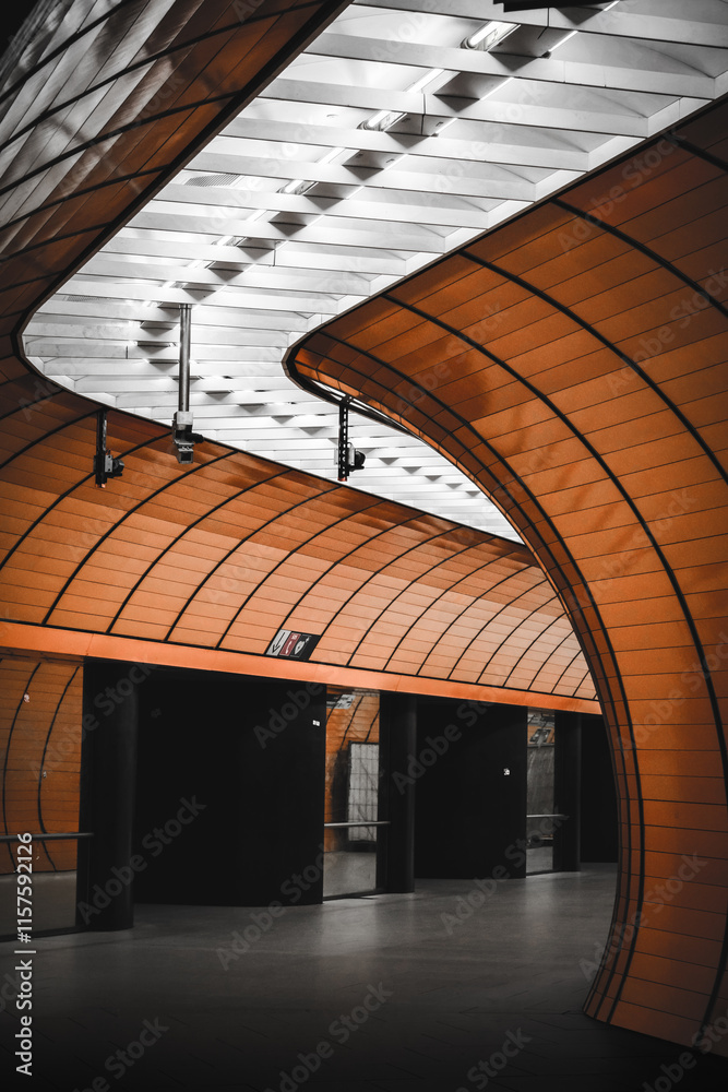 Obraz premium Marienplatz München, Trainstation 