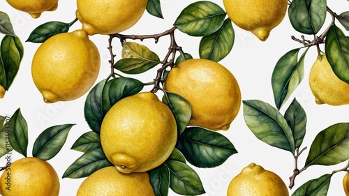 lemons on tree