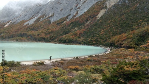 laguan esmeralda, em ushuaia, argentina photo