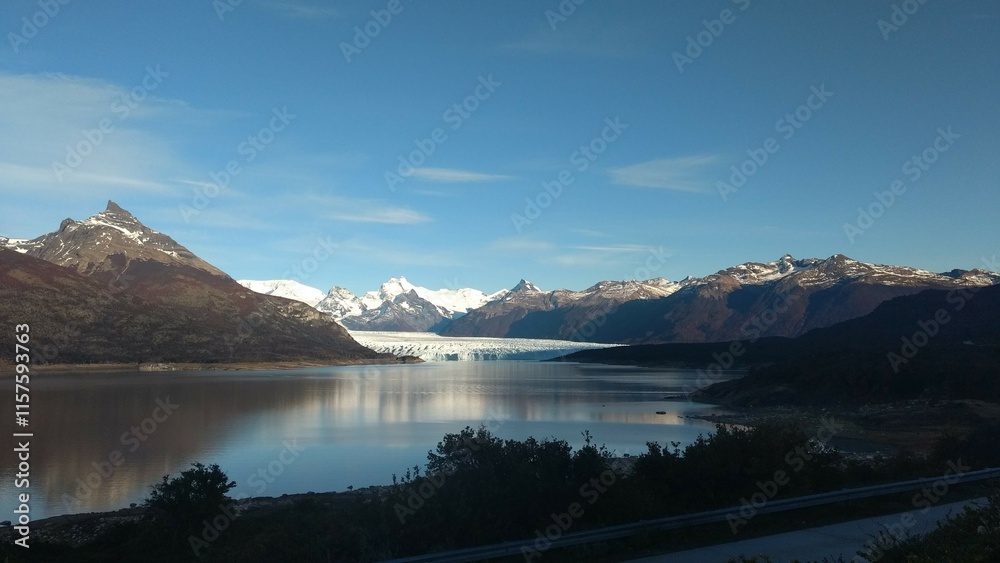 Naklejka premium glaciar perito moreno, argentina