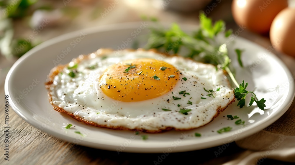 Scrumptious Fried Egg Breakfast Delight Scrumptious Fried Egg Breakfast Delight