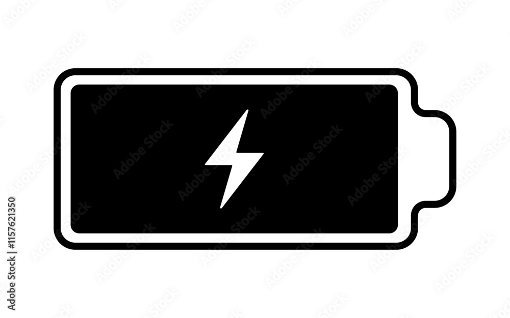 battery Charge icon Horizontal vector illustration battery Charge icon Horizontal vector illustration