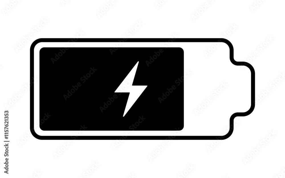 battery Charge icon Horizontal vector illustration battery Charge icon Horizontal vector illustration
