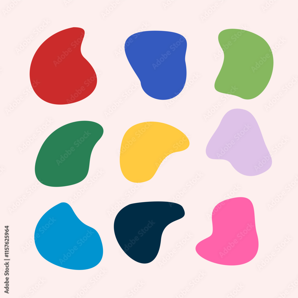 Colourful Abstract Shapes Colourful Abstract Shapes