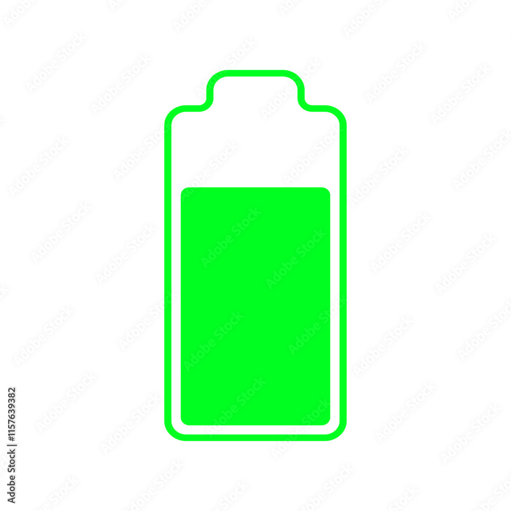 battery icon Vertical vector illustration battery icon Vertical vector illustration