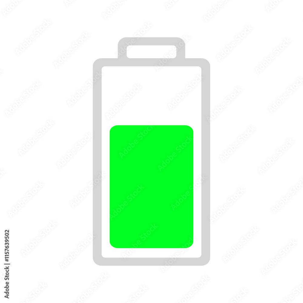 battery icon Vertical vector illustration battery icon Vertical vector illustration