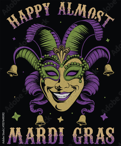 Mardi Gras T-Shirt, Women Mardi Gras T-Shirt, Crawfish Shirt, 
Mardi Gras Parade Gift, Louisiana Carnival Party, New Orleans Carnival Bow