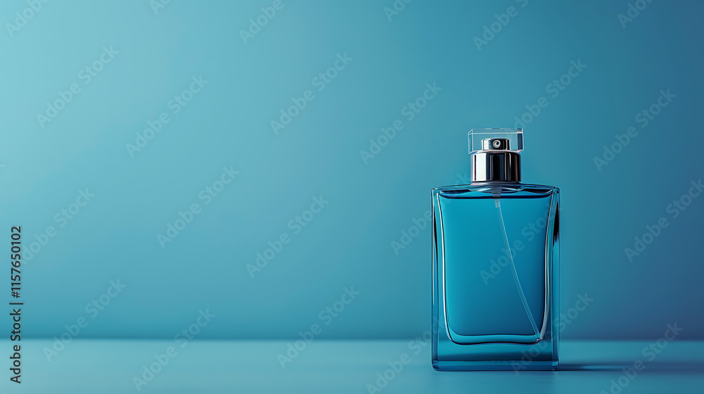 modern perfume bottle with clear blue background and copy space showcasing the elegance and sophistication of high-end fragrance
modern perfume bottle with clear blue background and copy space showcasing the elegance and sophistication of high-end fragrance