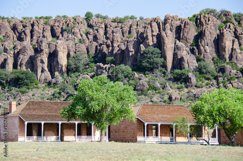 Soldiers Quarters at Fort Davis National Historic Site in Fort Davis, Texas