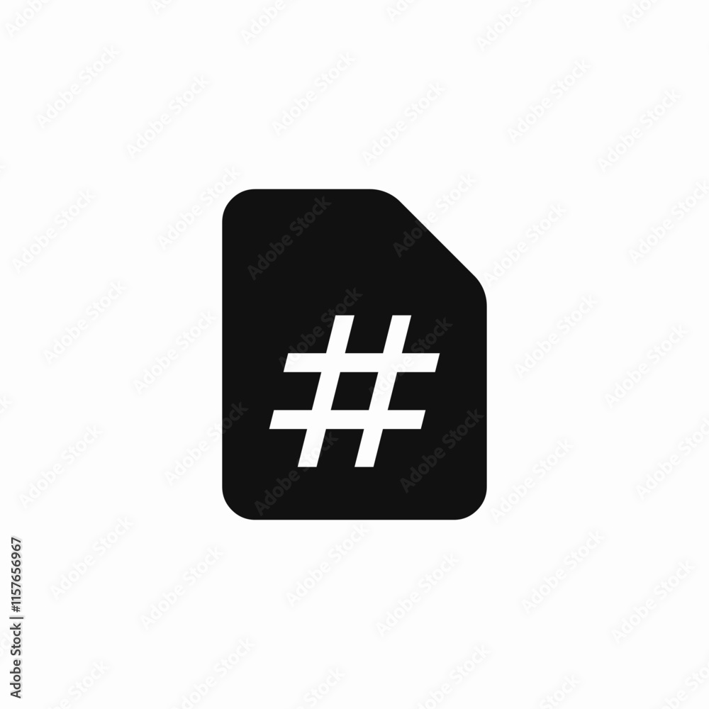 Obraz premium file keyword icon sign vector