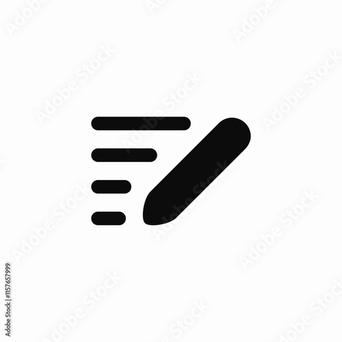 note text pen icon sign vector