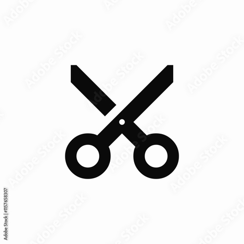 scissors cut icon sign vector