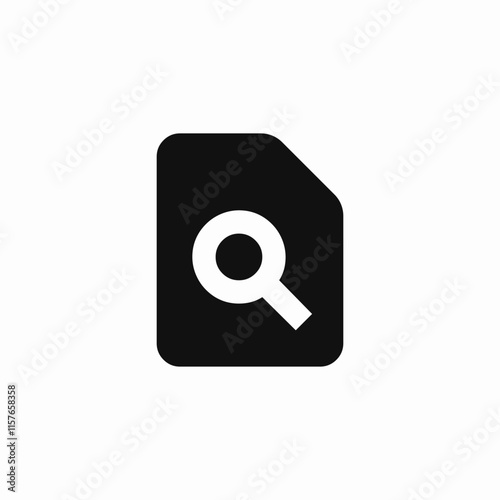 search file icon sign vector
