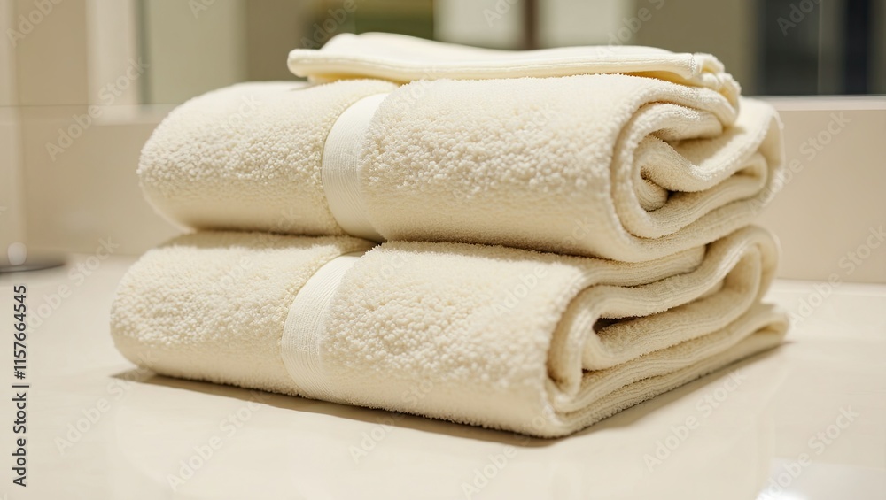 Towels in Spa Concept By