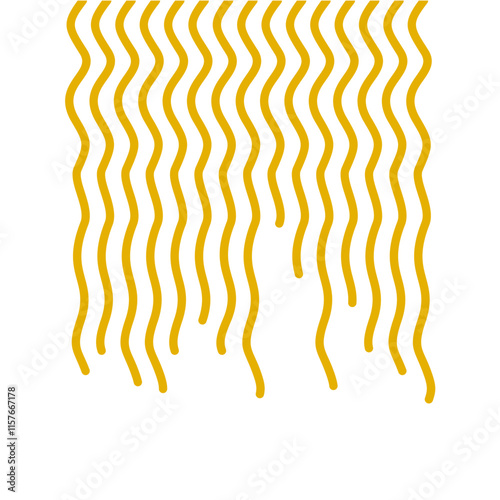 Instant noodle pattern. Instant noodle symbol. Noodle seamless pattern vector