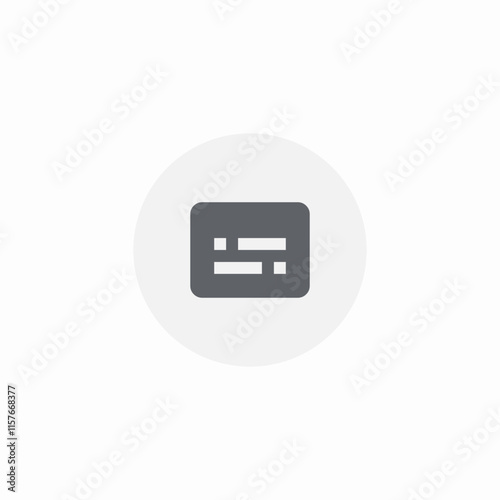 subtitles video icon sign vector