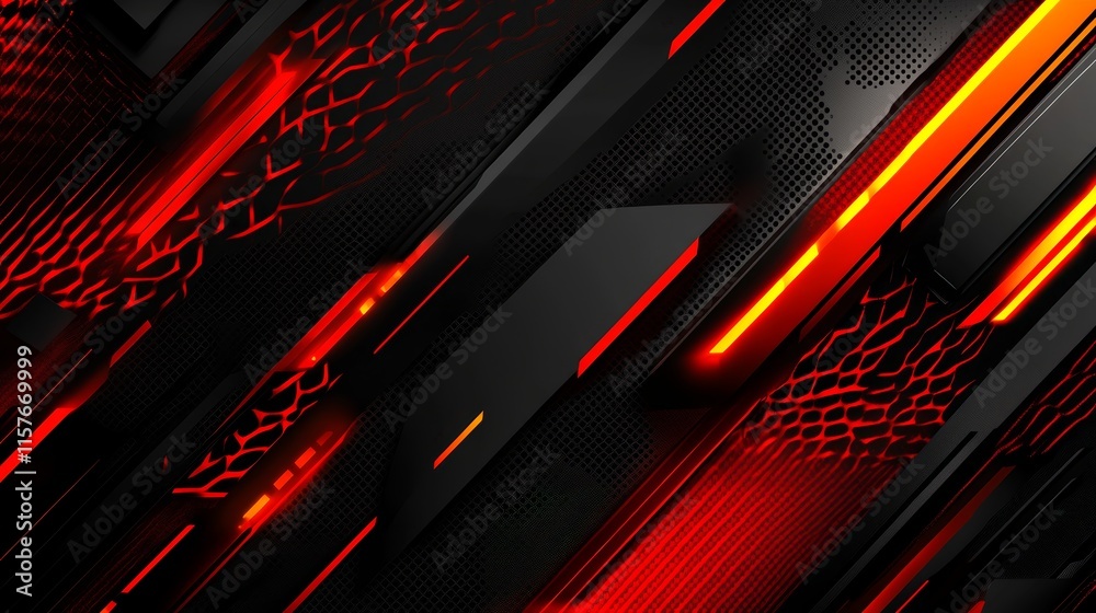 Abstract red and black geometric background Abstract red and black geometric background