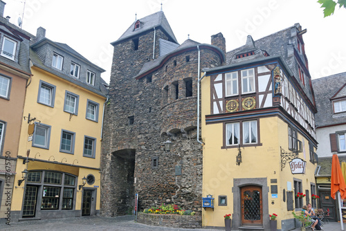 Street in Bernkastel-Kues in Germany	 photo