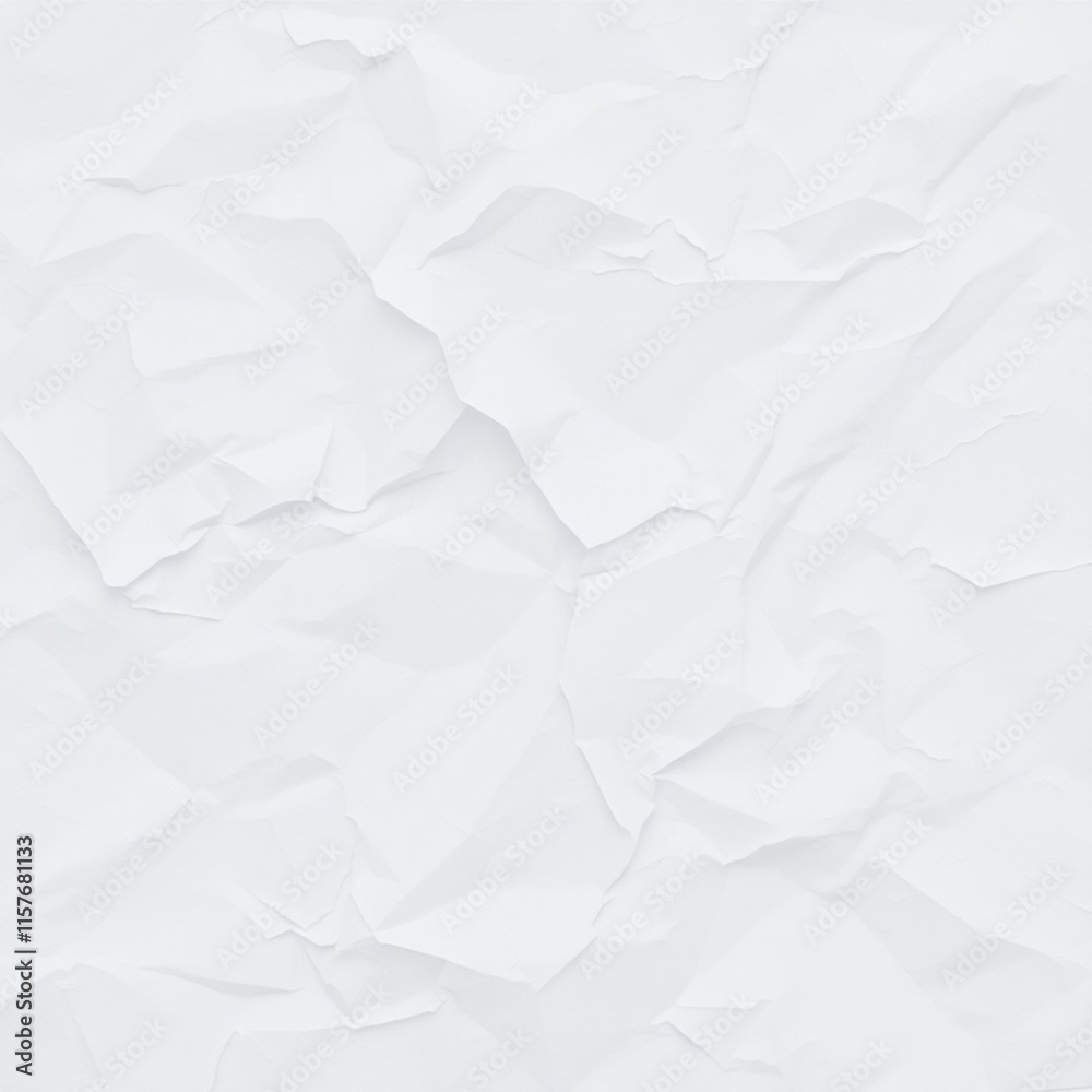 Crumpled white paper texture background. Crumpled white paper texture background.