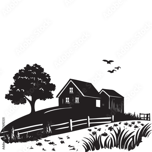house on a hill