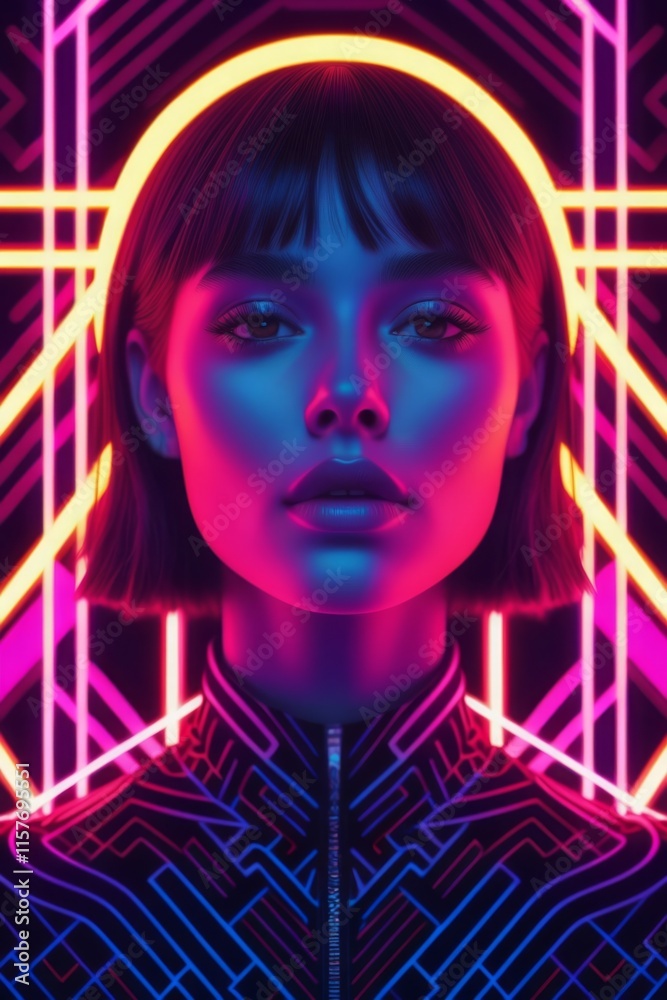 Geometric Neon Vision Geometric Neon Vision