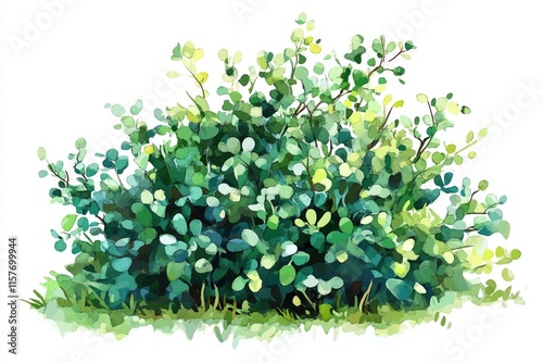 A close-up of a lush green leafy bush