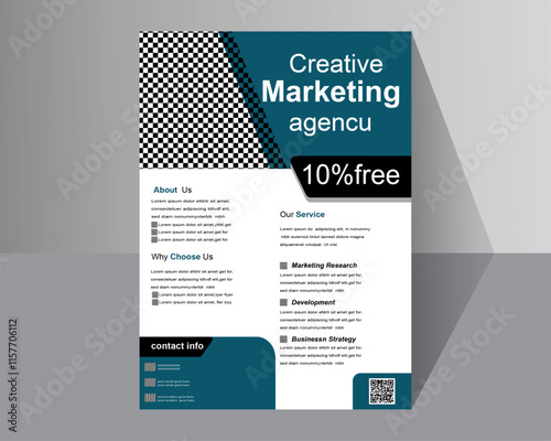 flyer design business flyer template design set with blue, orange, red and blue  color. marketing, business proposal, promotion, advertise, publication, cover page. new digital marketing flyer set Ann