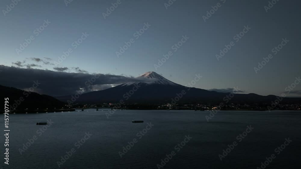 Mount Fuji and Kawaguchiko Lake, Stunning 4K 50fps footage of Mount Fuji and Lake Kawaguchiko, showcasing Japan's serene beauty Mount Fuji and Kawaguchiko Lake, Stunning 4K 50fps footage of Mount Fuji and Lake Kawaguchiko, showcasing Japan's serene beauty
