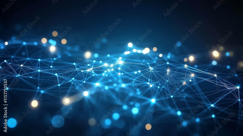 Obraz premium Abstract network connection background