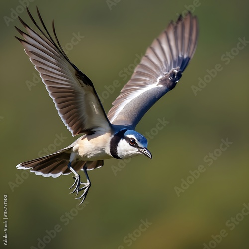 Bird in midflight    photo