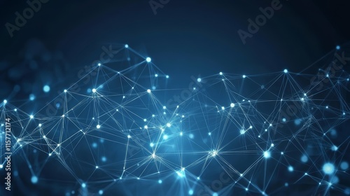 Abstract plexus network background. Digital technology concept. photo