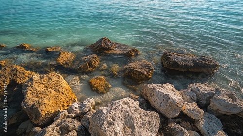 An aerial view of the expansive overseas highway bridge spanning the turquoise waters of the Gulf of Mexico and the Atlantic Ocean, with Long Key, United States, in the background.