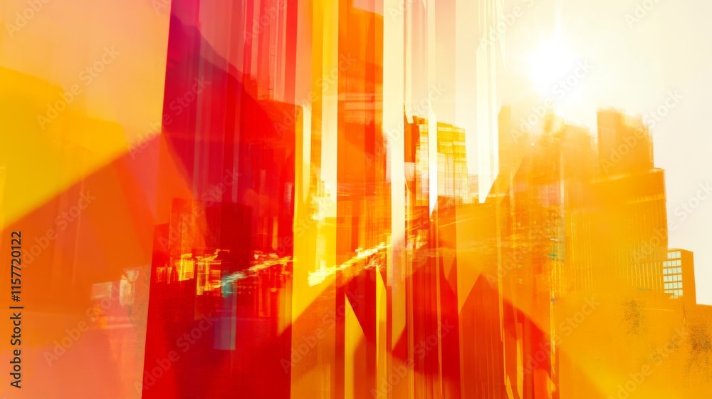 Obraz premium Bright Dynamic Composition with High Resolution Detail