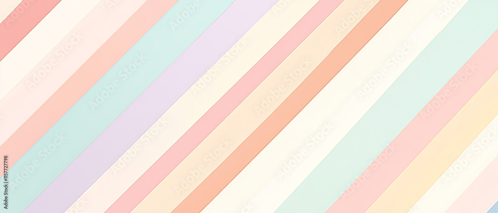 Soft pastel tones create minimalistic pattern with diagonal stripes Soft pastel tones create minimalistic pattern with diagonal stripes