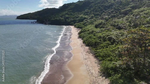 Wallpaper Mural Cardoso Beach, Costeira de Zimbros Trail - Parque Natural Municipal Costeira de Zimbros - Bombinhas, Santa Catarina, Brazil Torontodigital.ca