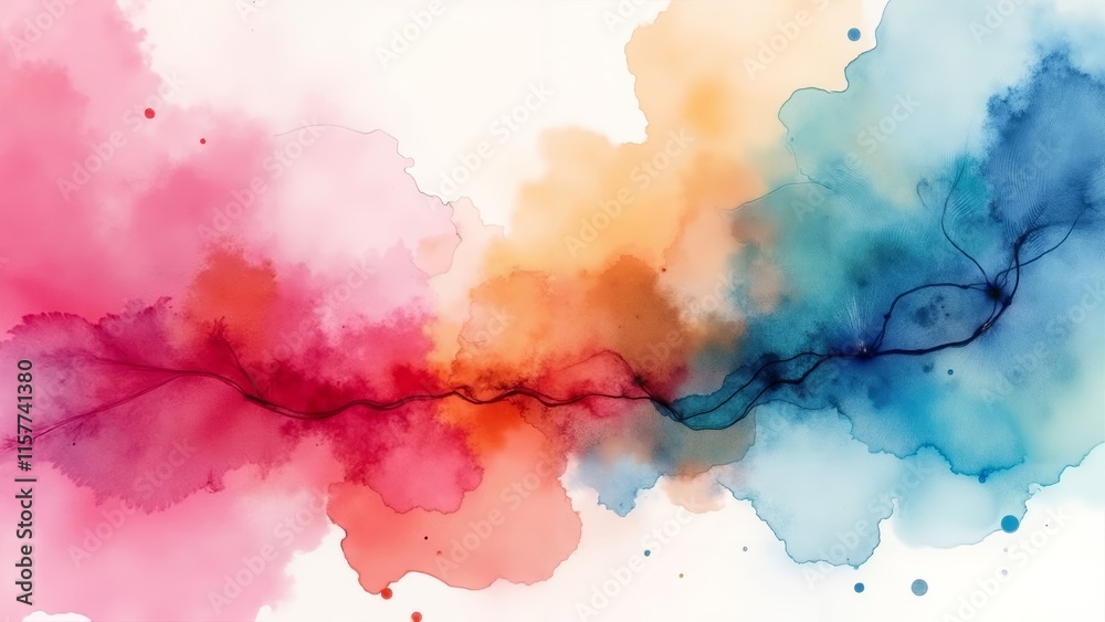 Abstract Watercolor Swirls Abstract Watercolor Swirls