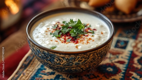 Creamy Yogurt Dip with Aromatic Herbs photo