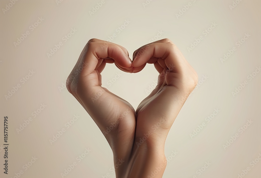 Fototapeta premium hand heart