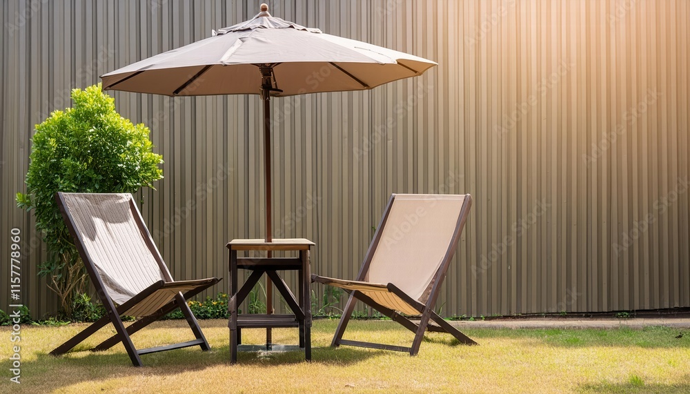 Cozy Garden Seating Stylish Garden Chairs, Elegant Table, and a Beautiful Parasol for Your Perfect Outdoor Retreat Cozy Garden Seating Stylish Garden Chairs, Elegant Table, and a Beautiful Parasol for Your Perfect Outdoor Retreat