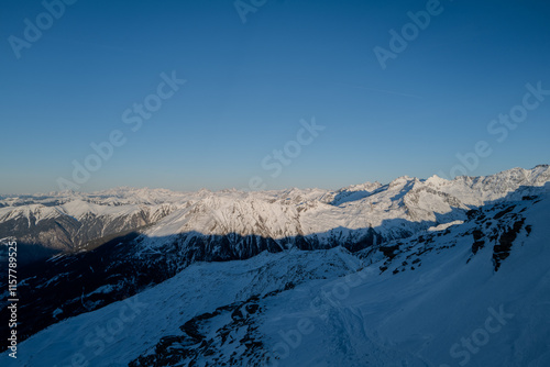 View from Bad Gastein to the Austrian Alps photo